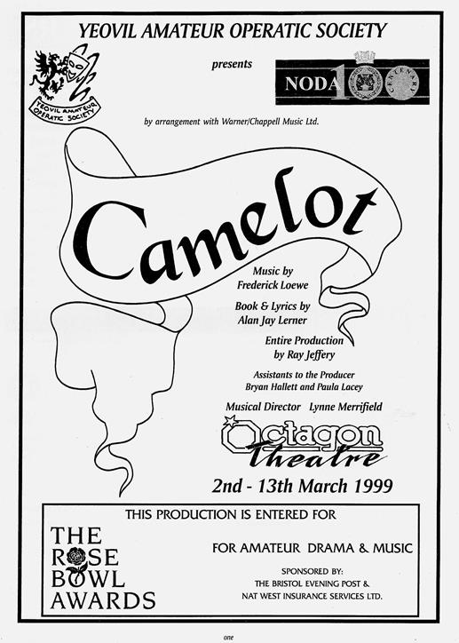 Camelot programme Page 01